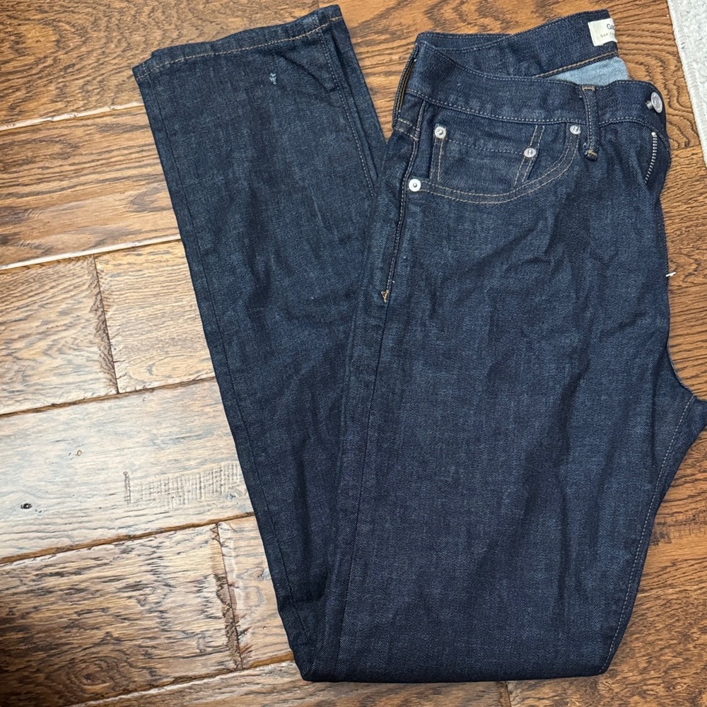GAP Men's Dark Straight Jeans